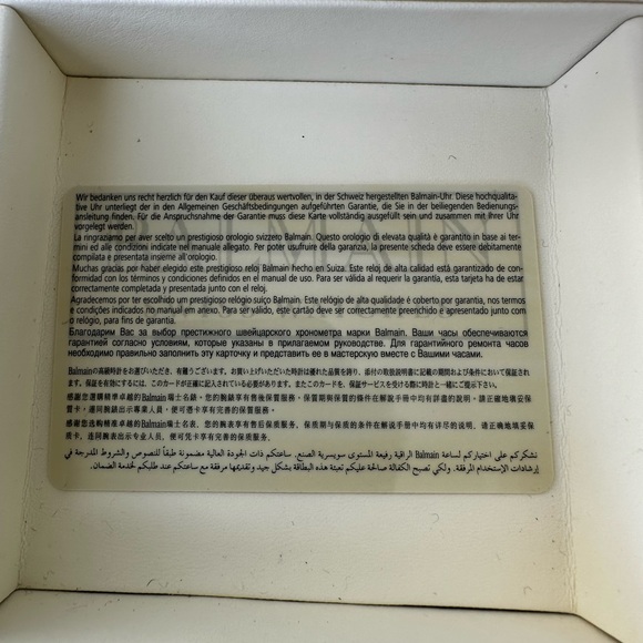 Balmain Diamond Tank Watch - Picture 7 of 10